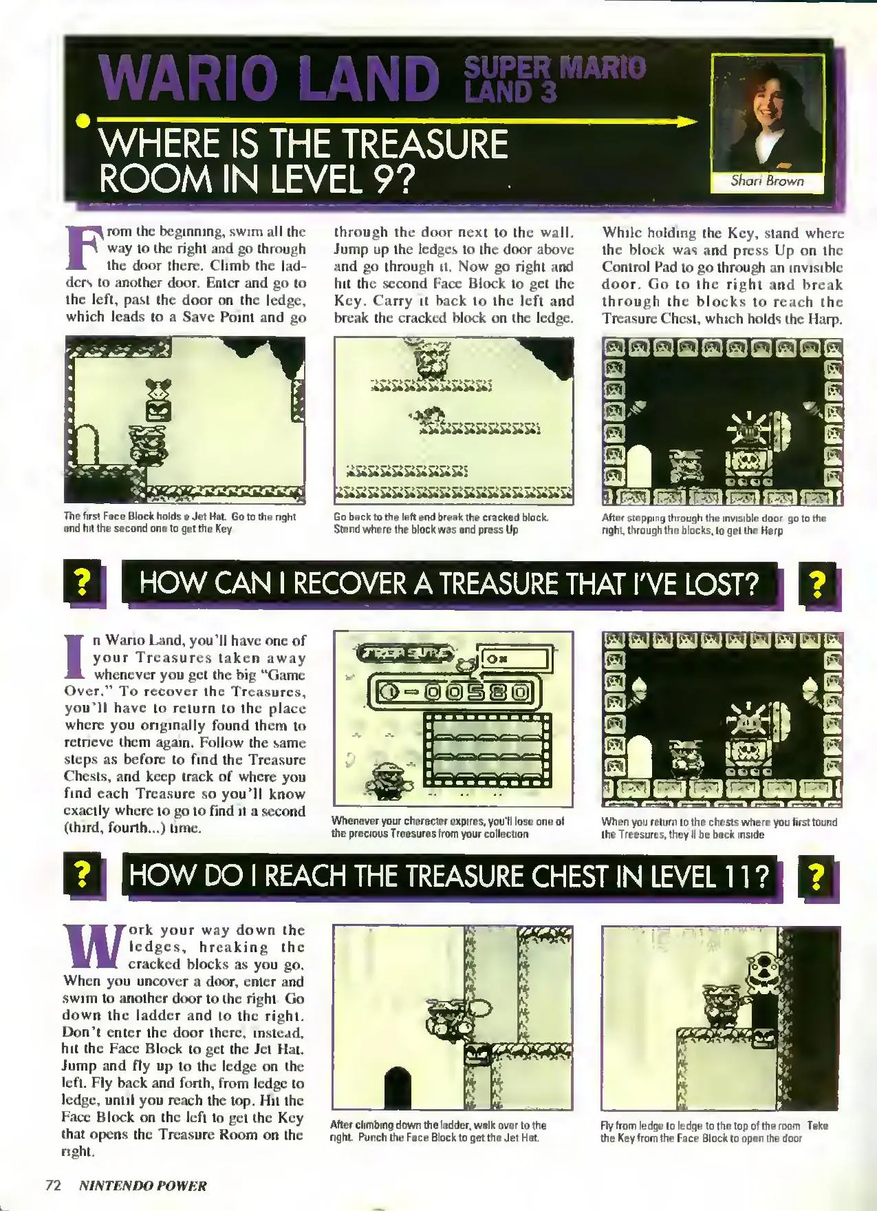 Counselor's Corner from Nintendo Power issue 59, page 72