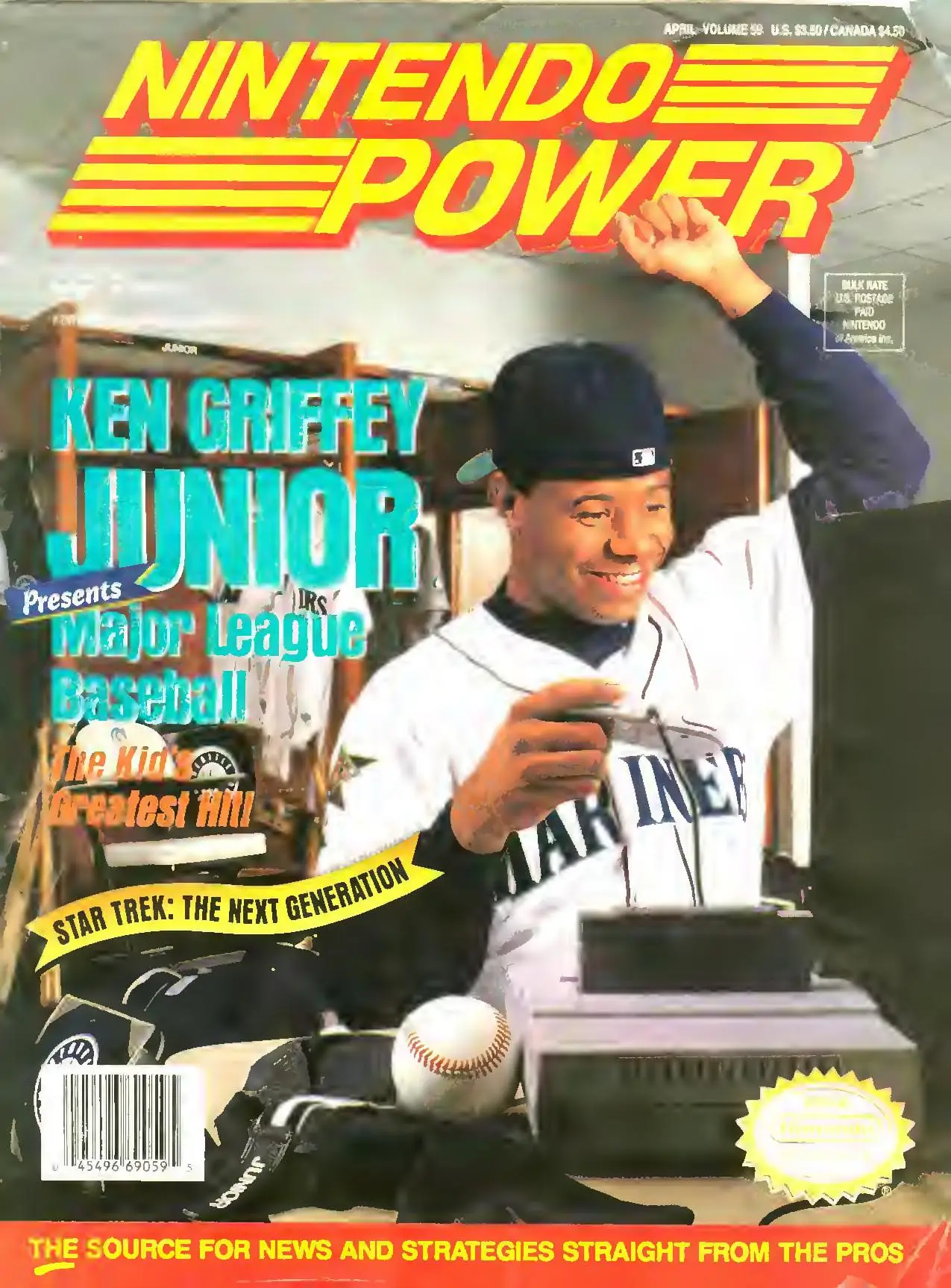 Nintendo Power issue 59 cover — Ken Griffey Junior