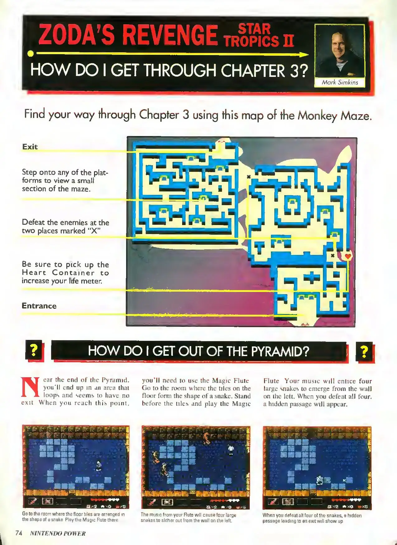 Counselor's Corner from Nintendo Power issue 61, page 74