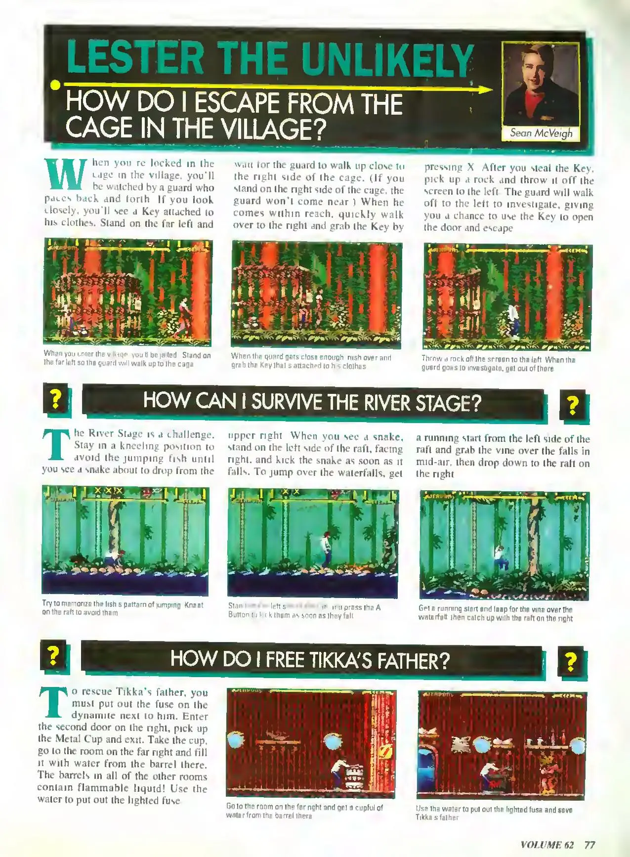 Counselor's Corner from Nintendo Power issue 62, page 77