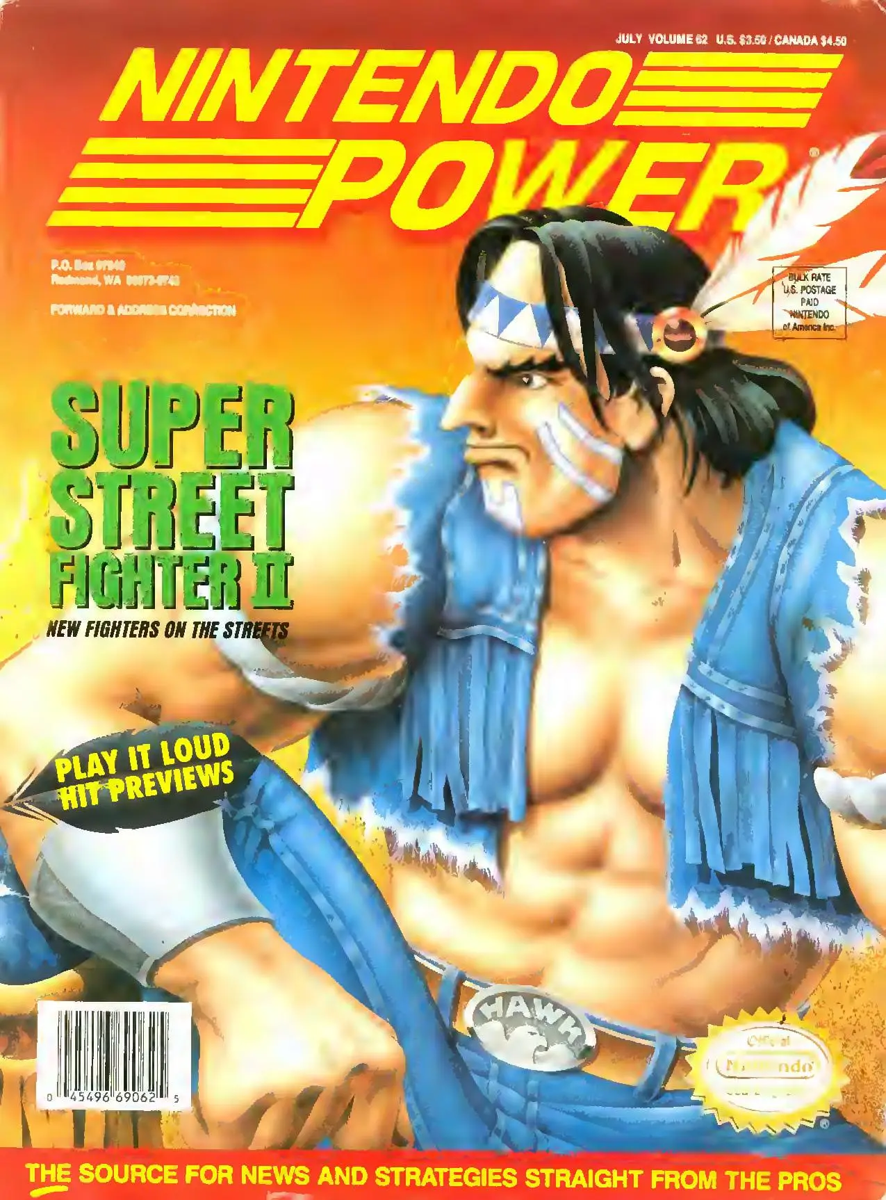 Nintendo Power issue 62 cover — Super Street Fighter 2