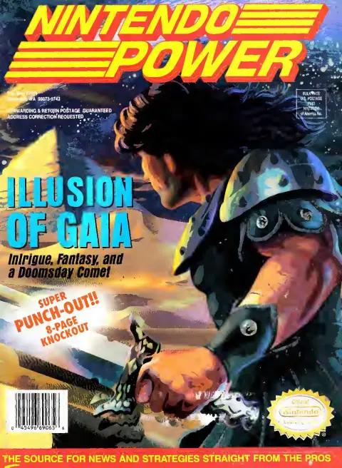 Nintendo Power issue 65 cover — Illusion of Gaia
