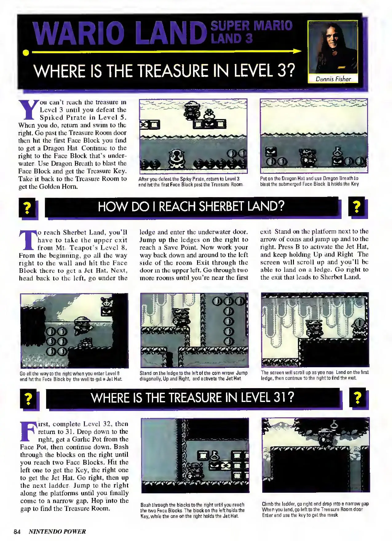 Counselor's Corner from Nintendo Power issue 66, page 84