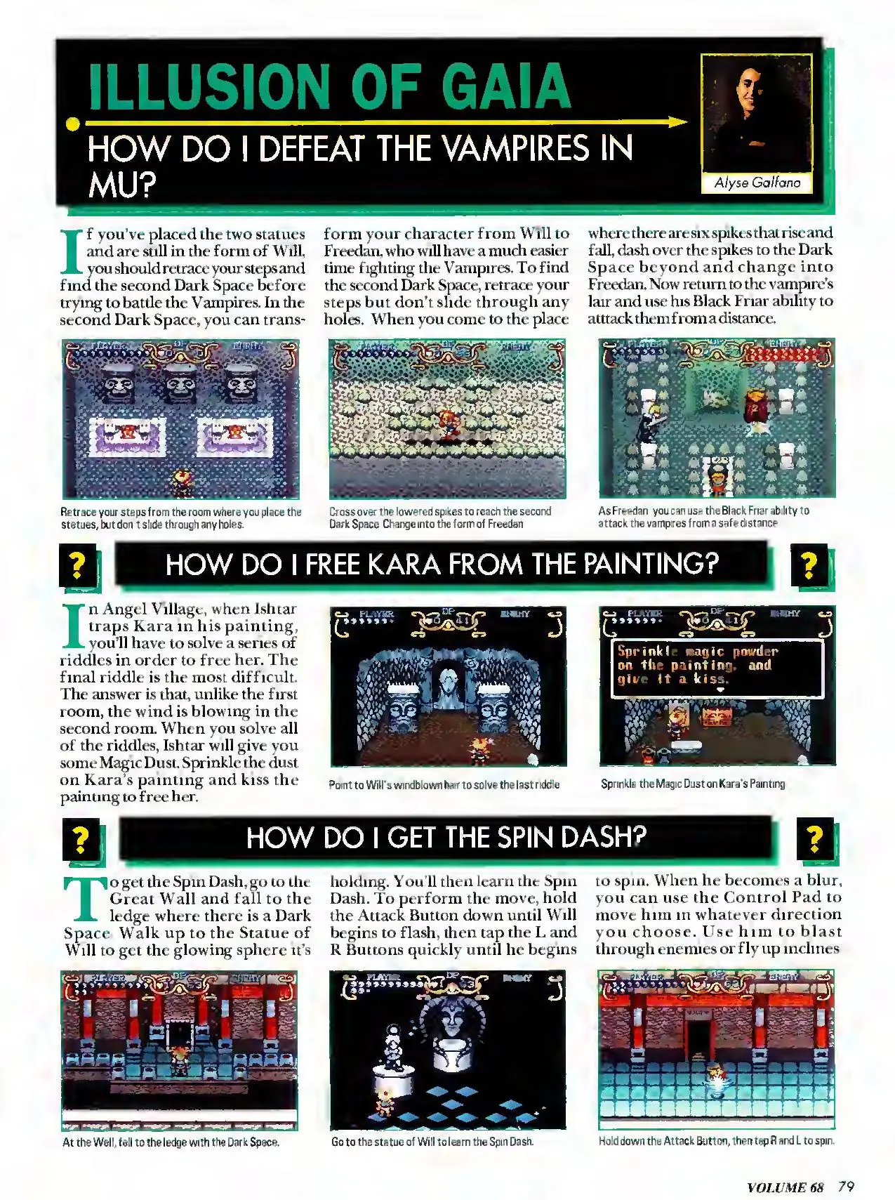 Counselor's Corner from Nintendo Power issue 68, page 79