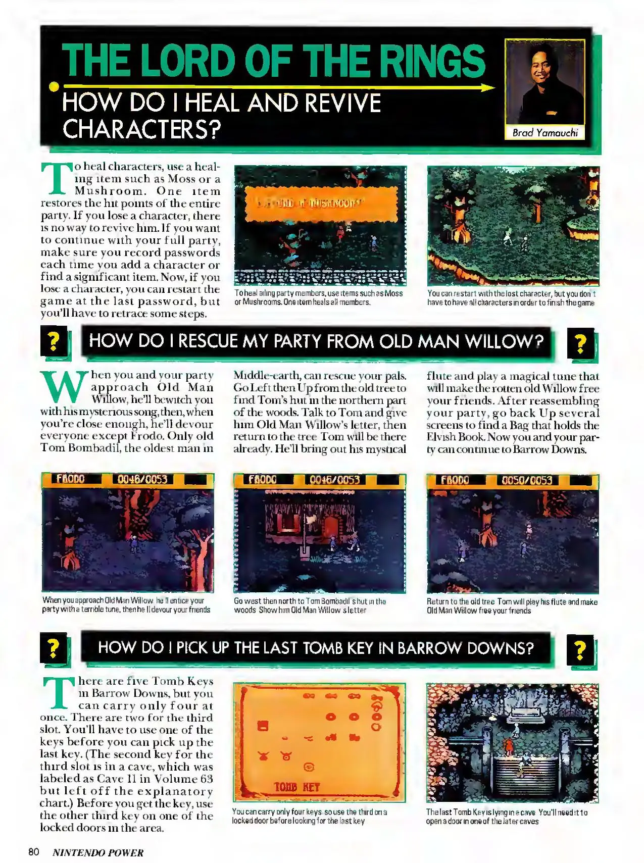 Counselor's Corner from Nintendo Power issue 68, page 80