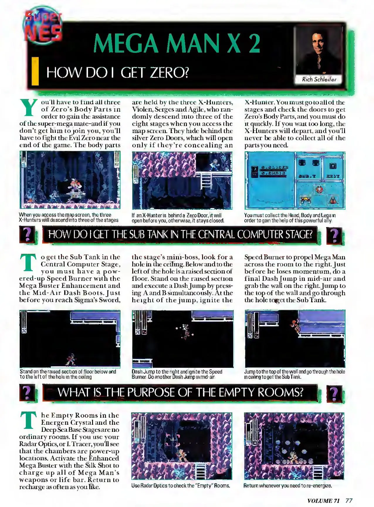 Counselor's Corner from Nintendo Power issue 71, page 77