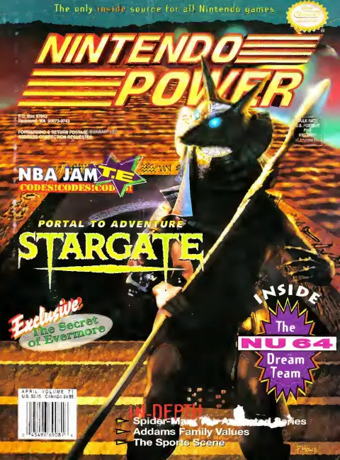 Nintendo Power issue 71 cover — Stargate