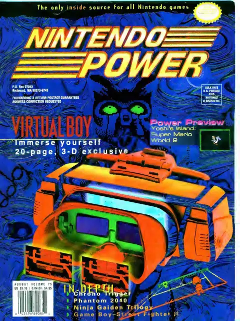 Nintendo Power issue 75 cover — Virtual Boy