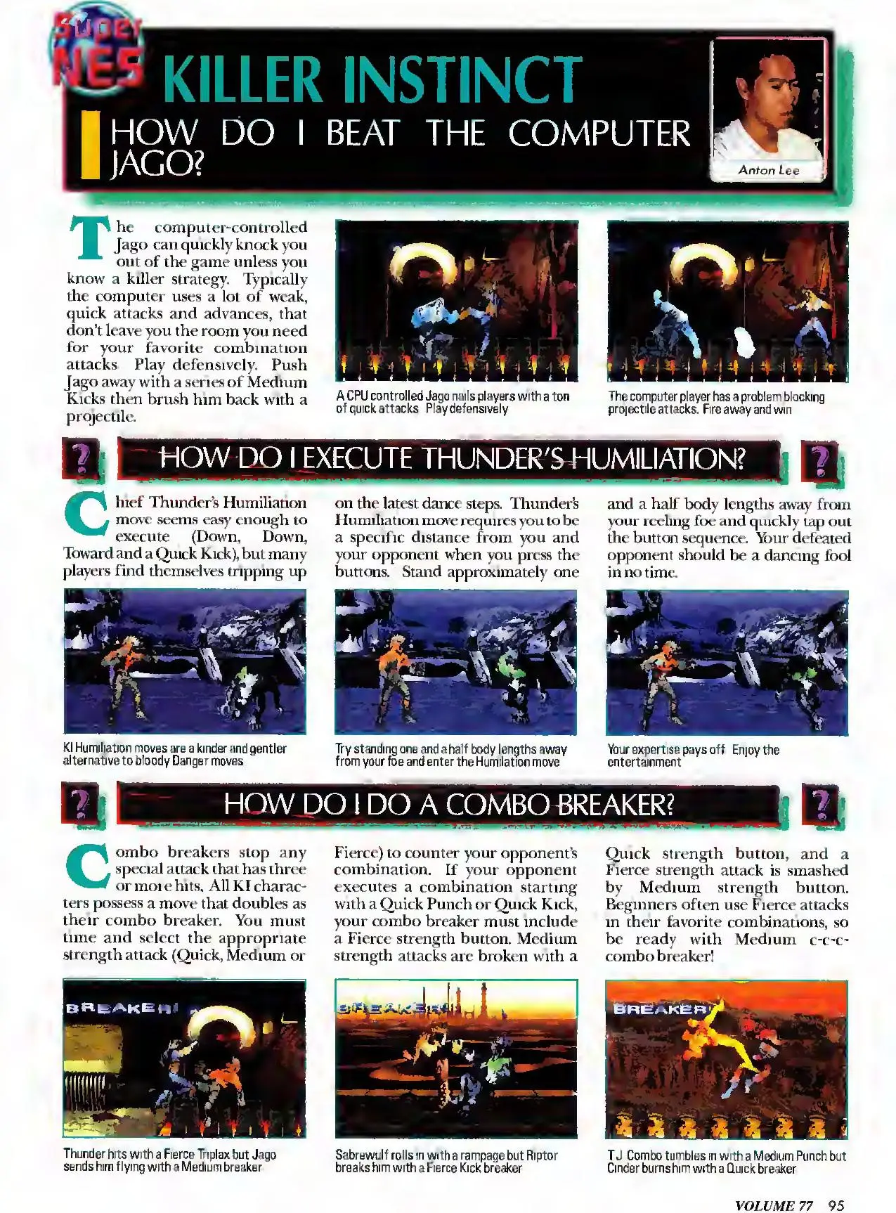 Counselor's Corner from Nintendo Power issue 77, page 101