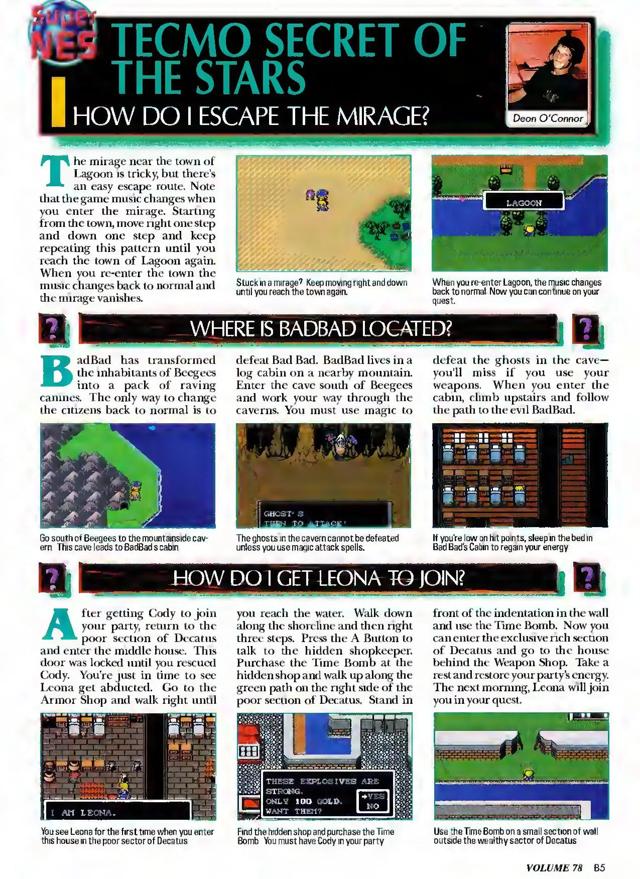 Counselor's Corner from Nintendo Power issue 78, page 85
