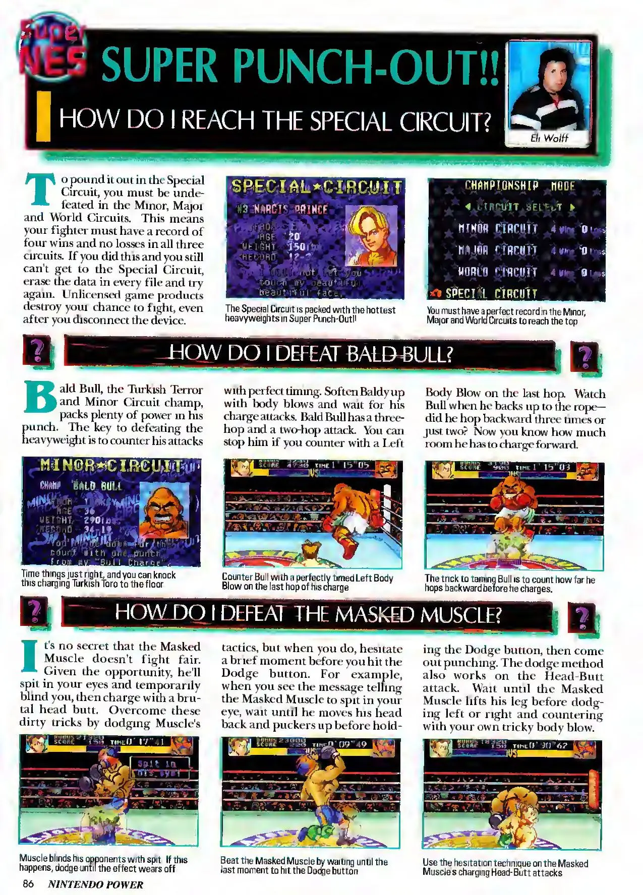 Counselor's Corner from Nintendo Power issue 78, page 86