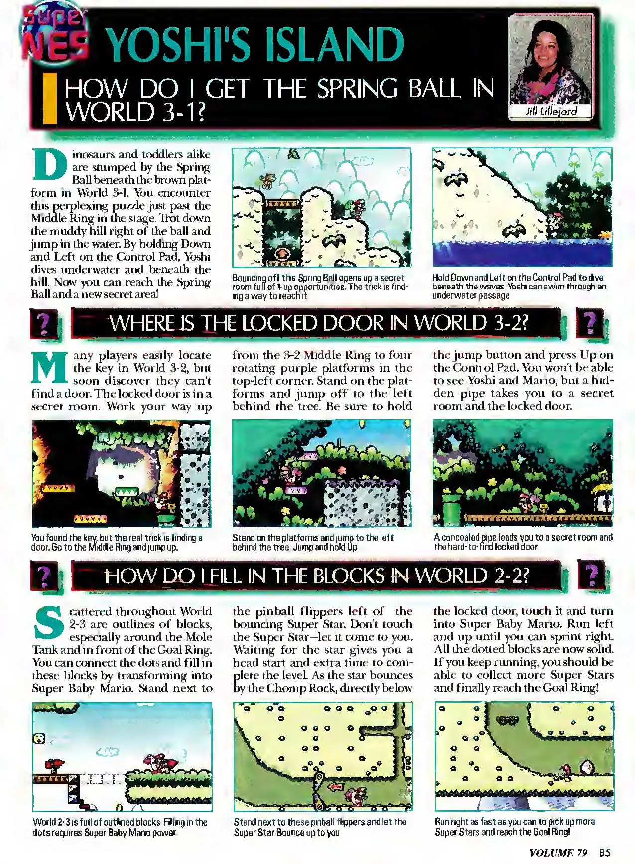 Counselor's Corner from Nintendo Power issue 79, page 85