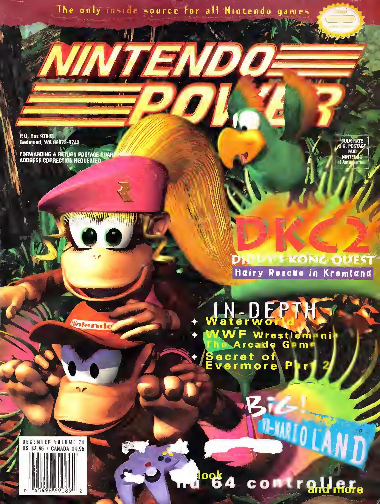 Nintendo Power issue 79 cover — Donkey Kong Country 2
